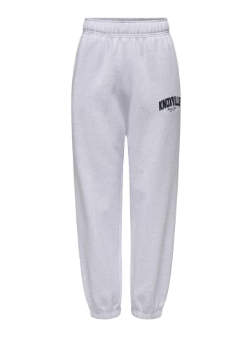 ONLY Jogginghose in Light Grey Melange