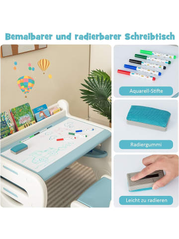 COSTWAY Sitzgruppe zum Zeichen in Blau
