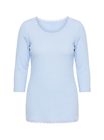 MIAMODA Langarmshirt in quellenblau