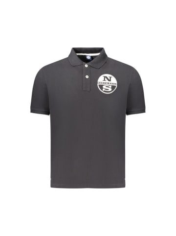 North Sails Schwarz Baumwolle Herren Polo