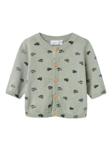 name it Strickjacke in Aqua Gray