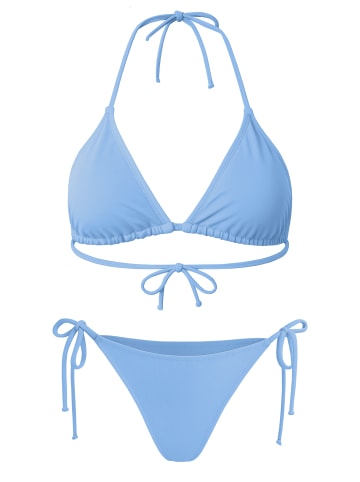 Yenita® Triangle Bikini - Neckholder Top & Brief in Cashmere Blue