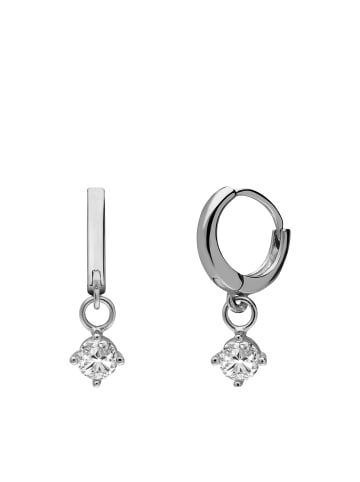 Lucardi 925 Silber Ohrringe Rund