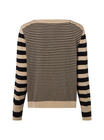 MARC CAIN SPORTS Pullover in beige schwarz - 0001