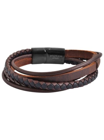 Adeliás Unisex Armband – Lederarmband aus Leder 20 cm in weiß