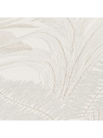A.S. Création Tapete Soft Leaves in Creme