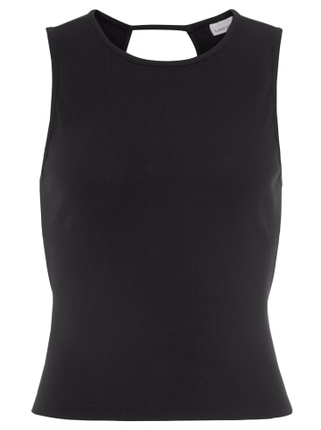 LASCANA Ripptanktop in schwarz