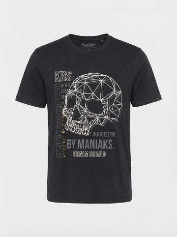 KOROSHI Kurzarm-t-shirt. in Schwarz