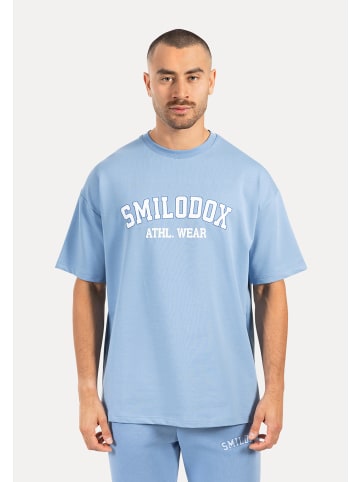 SMILODOX T-Shirt Kayson in Blau