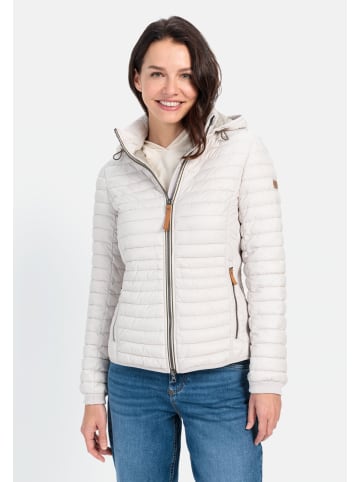Camel Active Leichte Steppjacke aus recyceltem Polyamid in Wollweiß