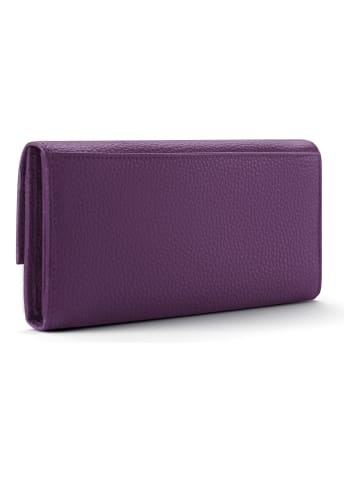 Lazarotti Bologna Leather Geldbörse Leder 19 cm in purple