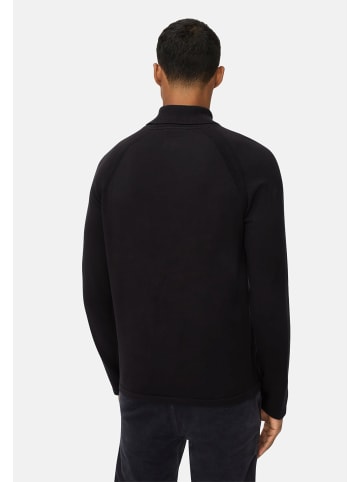 Camel Active Rollkragen-Pullover aus reiner Baumwolle in Schwarz