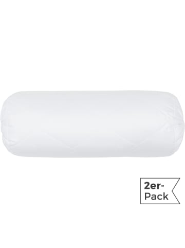 Erwin Müller Textilfaser Nackenrolle 2er-Pack Kairo in weiss