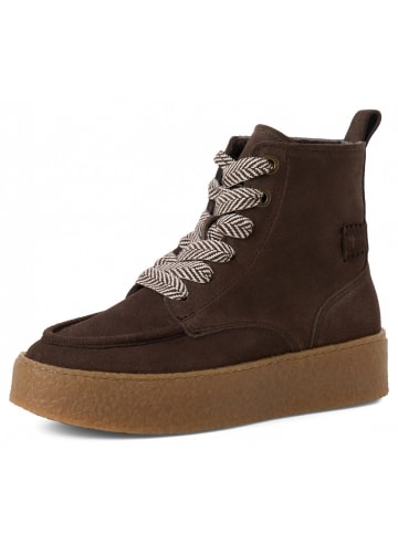 Tamaris Schnürstiefel  in Braun