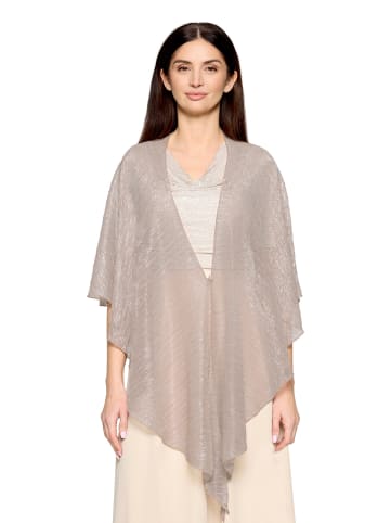 Vera Mont Cape im Glitzer-Look in Rosé/Silver