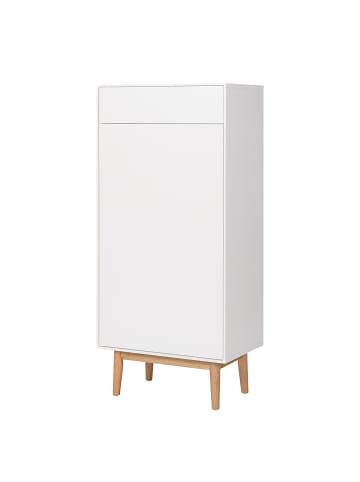 home24 Schuhkommode LINDHOLM 1 Schublade 1 Tür in Weiß