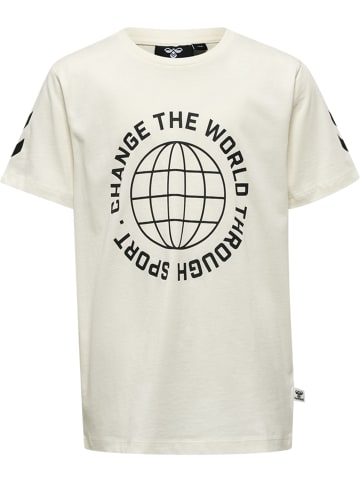 Hummel Hummel T-Shirt Hmlglobal Kinder in MARSHMALLOW