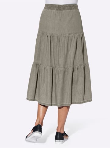 WITT WEIDEN Jeans-Rock in grey denim