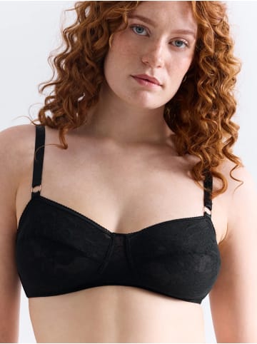 Erlich Textil  SLEEK LACE BALCONETTE BH in schwarz