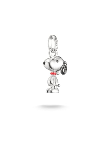 Thomas Sabo Charm-Anhänger in silberfarben, schwarz, rot