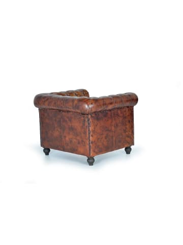 Giner y Colomer Sessel aus Naturleder in Brown