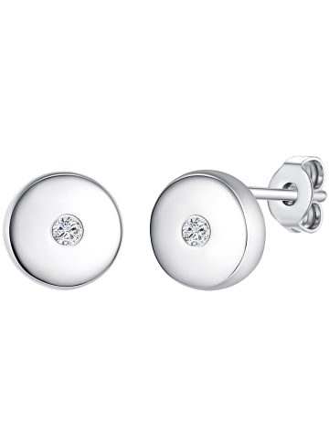 Lulu & Jane Diamant-Ohrstecker Sterling Silber Diamant in silber