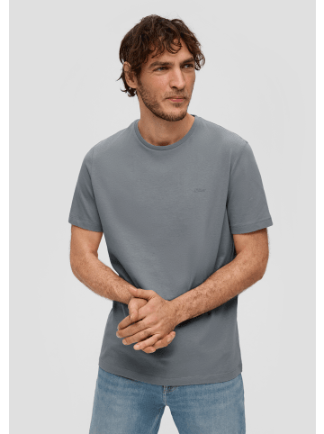 s.Oliver T-Shirt kurzarm in Grau