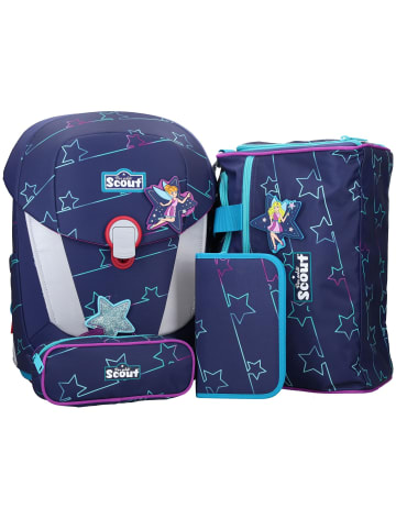 Scout Sunny II Schulranzen-Set 4tlg. in blue star