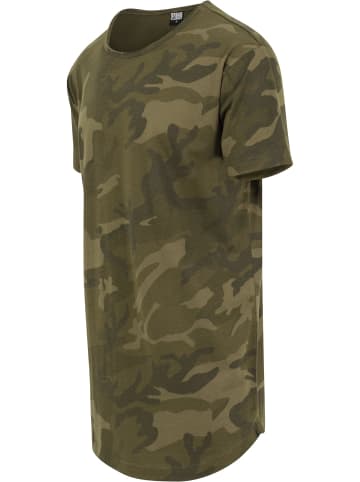 Urban Classics Urban Classics Lange T-Shirts in olive camo