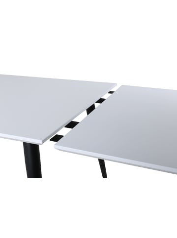 ebuy24 Esstisch Jimmy Weiß, Schwarz 90 x 195 cm