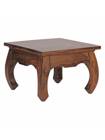 KADIMA DESIGN Couchtisch | Sheesham, 60cm, Massivholz, Dunkelbraun
