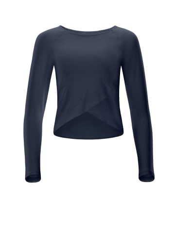 Winshape Functional Light and Soft Cropped Long Sleeve Top AET131LS in anthracite