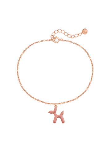 Glanzstücke München Armband Ballon-Hund aus Sterling Silber in roségold