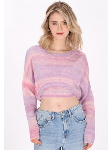 myMo Women Sweater in lilac multicolor