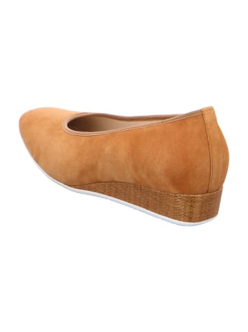 HASSIA Keilballerinas in Braun