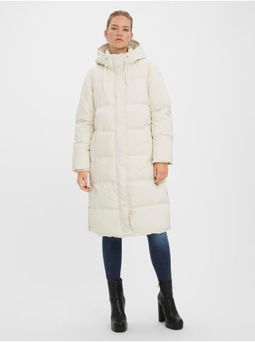 Vero Moda Lange Puffer Jacke Winter Mantel Stepp Parka VMERICAHOLLY in Creme