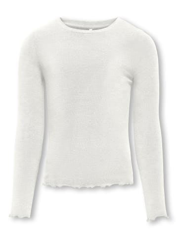 KIDS ONLY Basic Langarmshirt KOGAMOUR L/S TOP JRS in cloud dancer