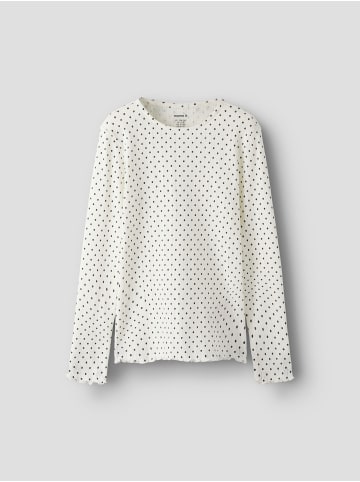 name it Oberteil mit langen Ärmeln in Cloud Dancer