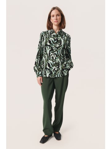 Soaked in Luxury Langarm-Hemd SLKenna in Kombu Green Swirl