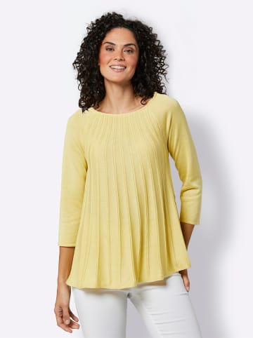 creation L Seiden-Kaschmir-Pullover in zitrone