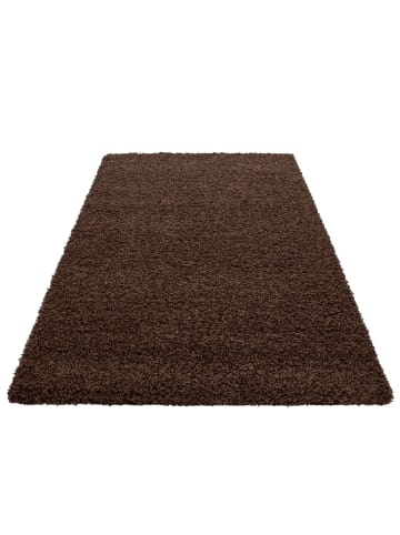 Teppich Boss Hochflor Teppich Lux Braun