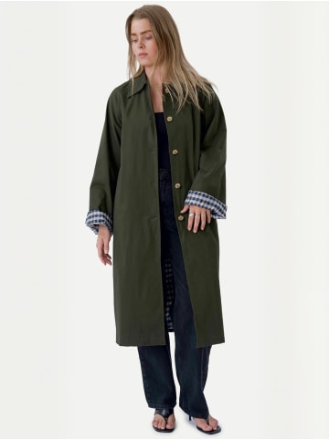 TeeShoppen Mantel Livia in Olive Green