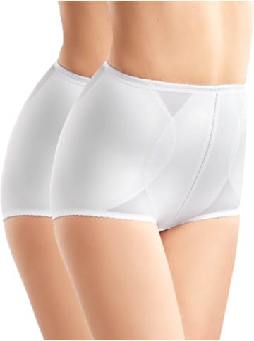 SUSA 2er Pack Miederhose Classics in Weiss Weiss