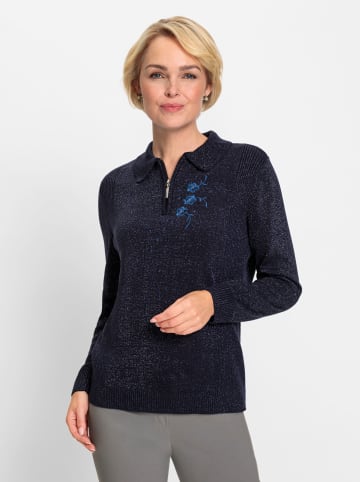 WITT WEIDEN Pullover in marine-meliert