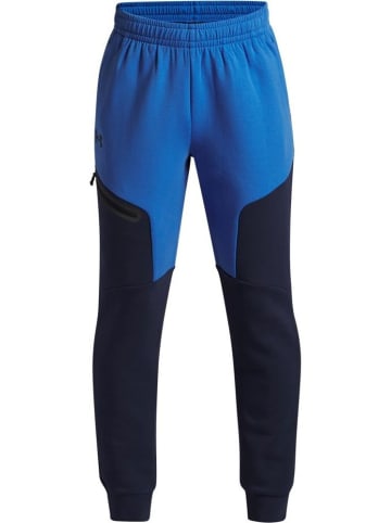 Under Armour Sweat Pant "Unstoppable Jogger Fleece" in Blau