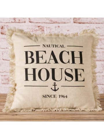 AltoBelli Kissen BEACH HOUSE Beige mit Füllung 45x45 cm