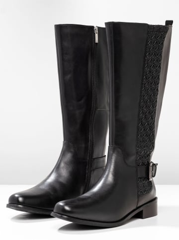 sheego Weitschaftstiefel in schwarz