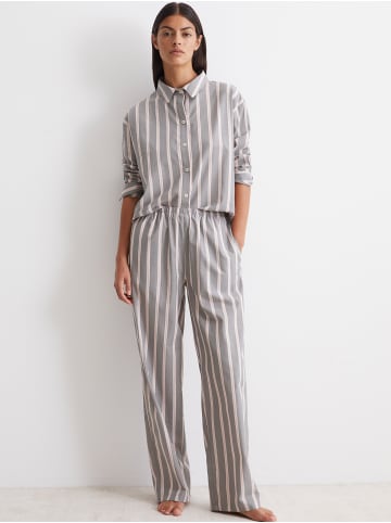 Marc O'Polo Pyjamahose Mix & Match Woven in castlerock stripe