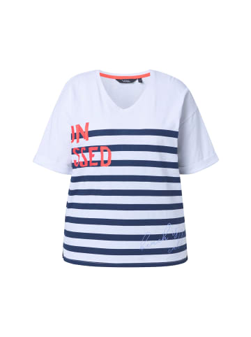 Ulla Popken Shirt in schneeweiß