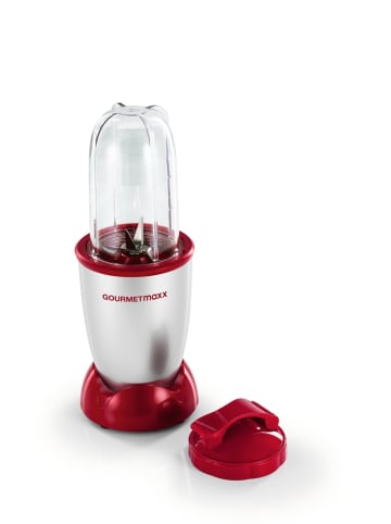 Gourmet Maxx Mixer Mr. Magic 4-tlg. 400W silber/rot rot